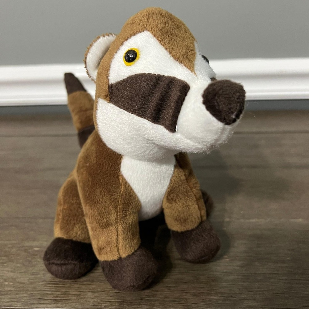 Mayakoba Mexican Coati Badger Stuffed Exotic Animal 8" Rare
